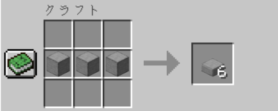 マイクラ Je 滑らかな石のハーフブロックの入手方法と使い道を解説 あかまつんのマインクラフト あかまつんのマインクラフト