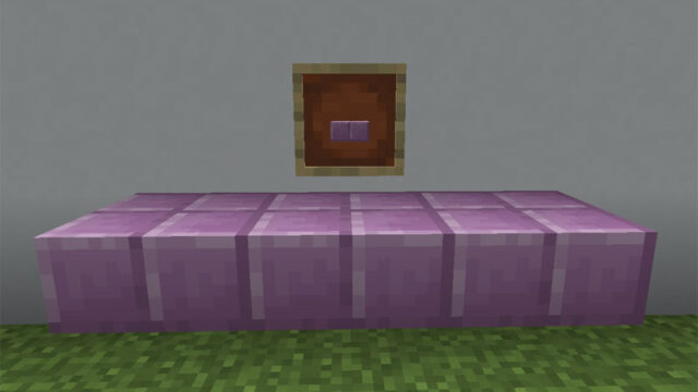 マイクラ Je プルプァのハーフブロックの入手方法と使い道を解説 あかまつんのマインクラフト あかまつんのマインクラフト