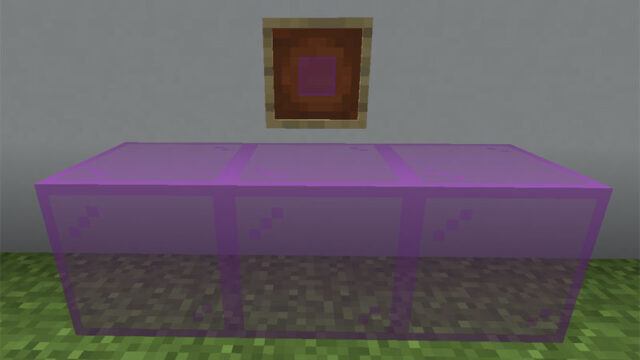マイクラ Je 赤紫色の色付きガラスの入手方法と使い道を解説 あかまつんのマインクラフト あかまつんのマインクラフト