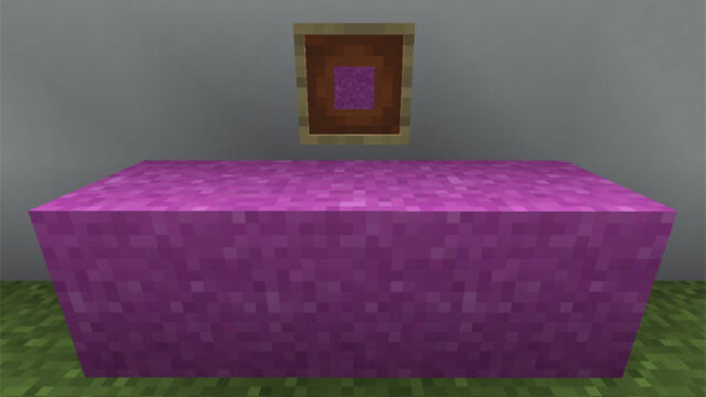 【マイクラ(JE)】赤紫色のコンクリートパウダーの入手方法と使い道を解説（あかまつんのマインクラフト）