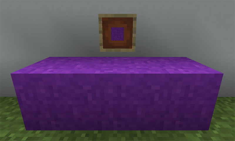 【マイクラ(JE)】紫色のコンクリートパウダーの入手方法と使い道を解説（あかまつんのマインクラフト）