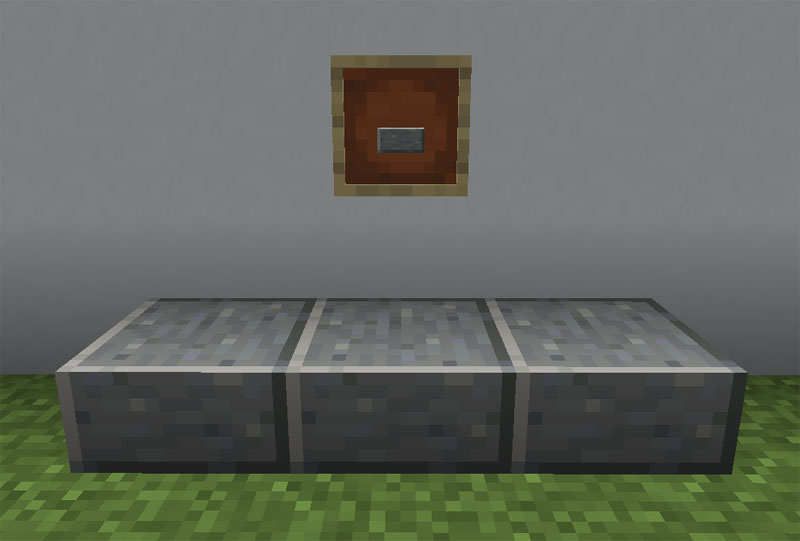 マイクラ Je 磨かれた安山岩のハーフブロックの入手方法と使い道を解説 あかまつんのマインクラフト あかまつんのマインクラフト