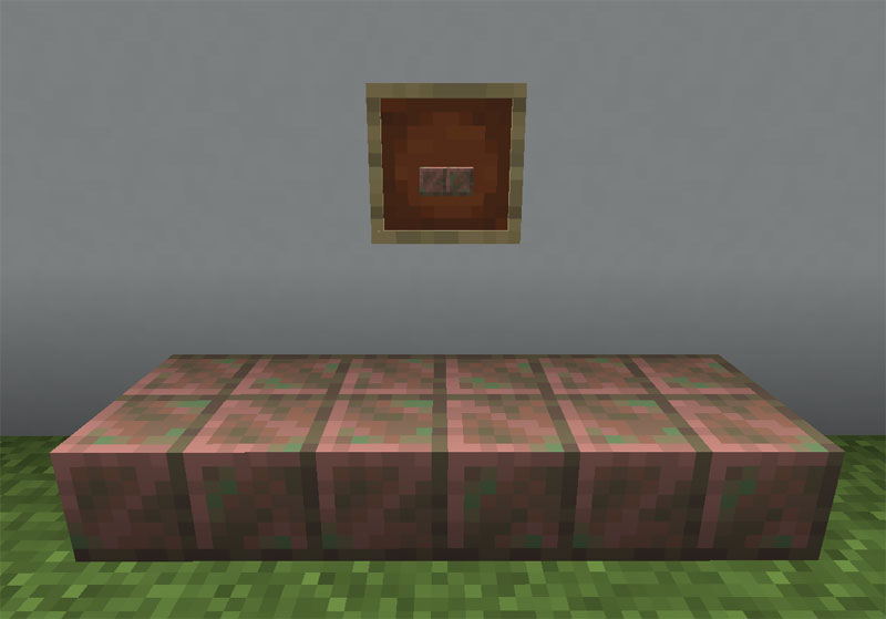 マイクラ Je 錆止めされた風化した切り込み入りの銅のハーフブロックの入手方法と使い道を解説 あかまつんのマインクラフト あかまつんのマインクラフト