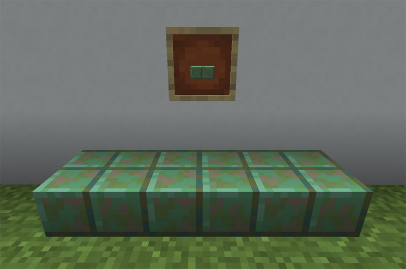 マイクラ Je 錆止めされた錆びた切り込み入りの銅のハーフブロックの入手方法と使い道を解説 あかまつんのマインクラフト あかまつんのマインクラフト