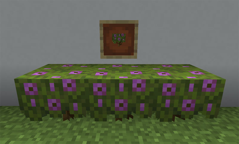 マイクラ Je 開花したツヅジの入手方法と７つの使い道を解説 あかまつんのマインクラフト あかまつんのマインクラフト