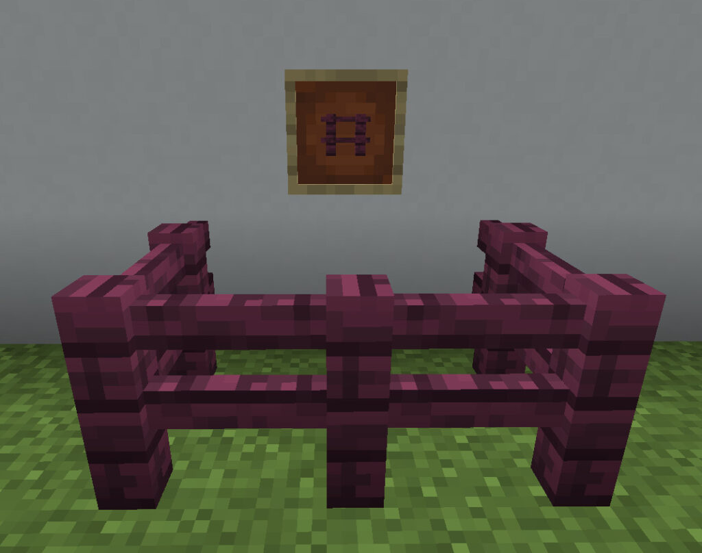 マイクラ Je 真紅のフェンスの入手方法と使い道を解説 あかまつんのマインクラフト あかまつんのマインクラフト