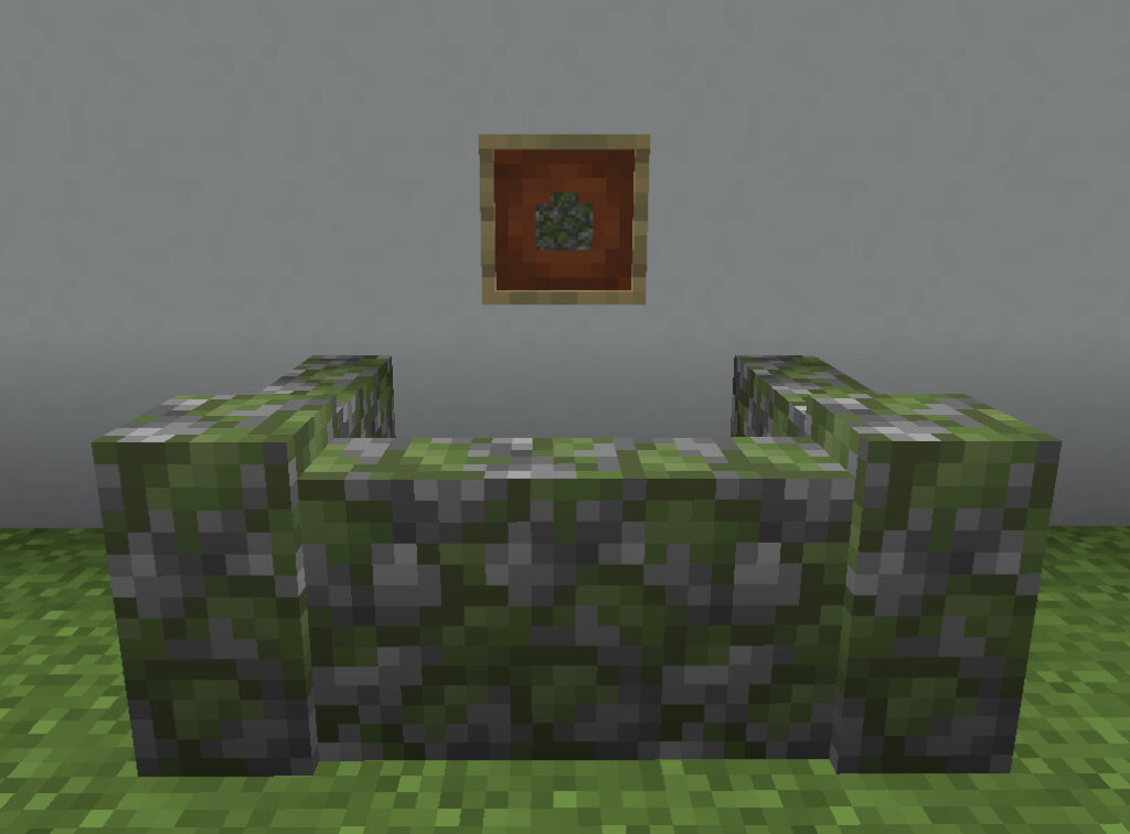マイクラ Je 苔むした丸石の塀の入手方法と使い道を解説 あかまつんのマインクラフト あかまつんのマインクラフト