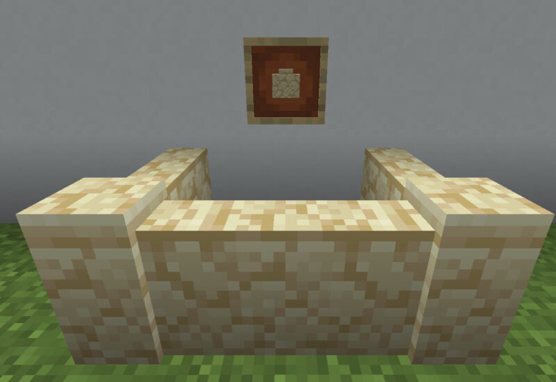 マイクラ Je 砂岩の塀の入手方法と使い道を解説 あかまつんのマインクラフト あかまつんのマインクラフト