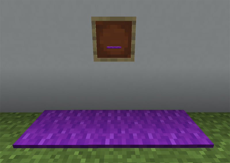 【マイクラ(JE)】紫色のカーペットの入手方法と使い道を解説（あかまつんのマインクラフト）