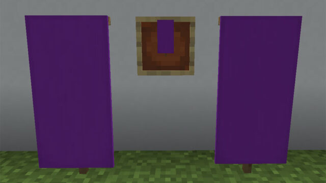 【マイクラ(JE)】紫色の旗の入手方法と使い道を解説（あかまつんのマインクラフト）