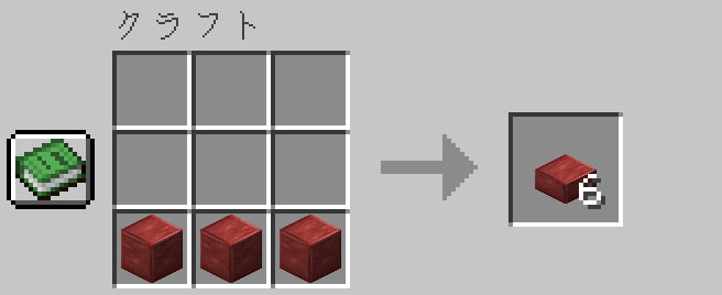 作業台を使って磨かれた辰砂のハーフブロックを入手する