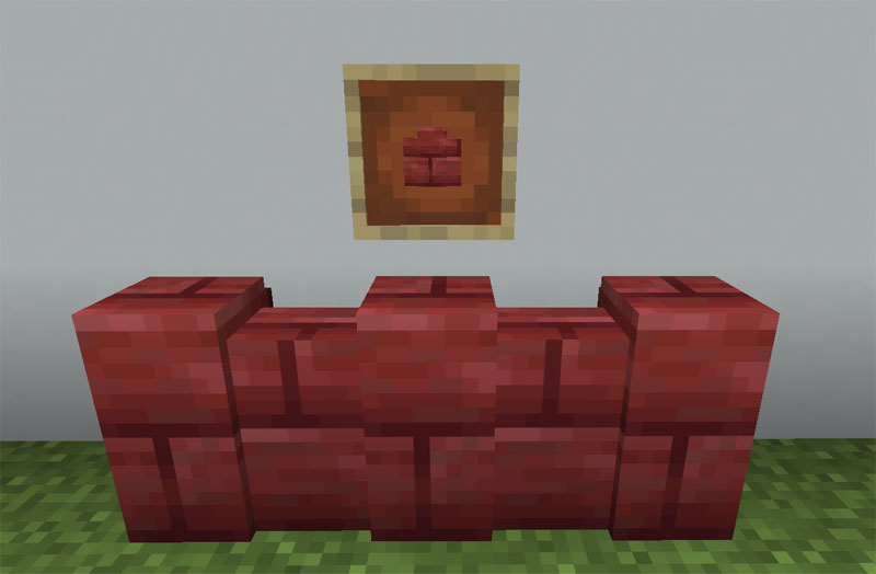 【マイクラ(JE)】辰砂レンガの塀の入手方法と使い道を解説（あかまつんのマインクラフト）