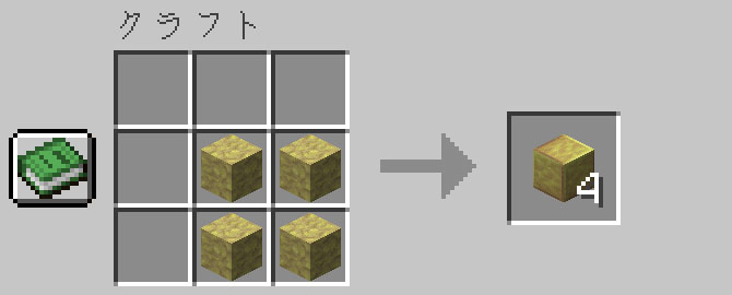 作業台を使って磨かれた硫黄を入手する