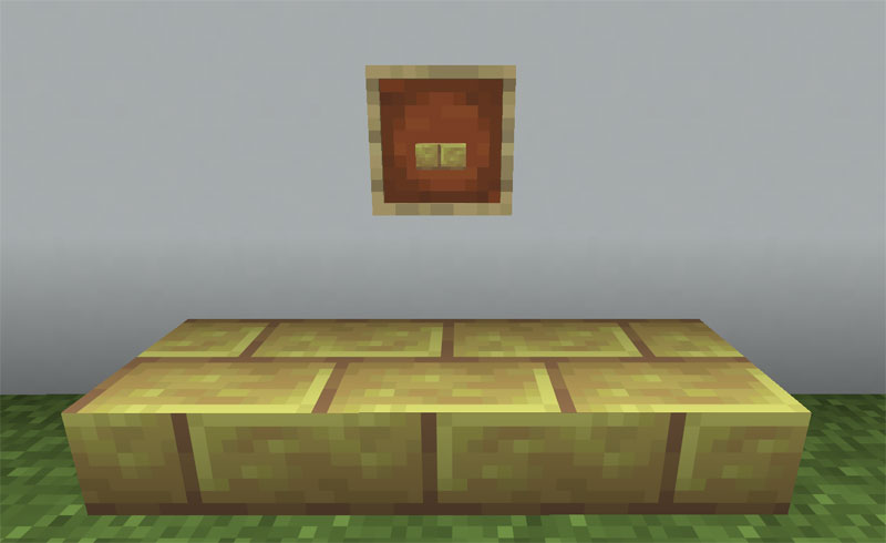 【マイクラ(JE)】硫黄レンガのハーフブロックの入手方法と使い道を解説（あかまつんのマインクラフト）