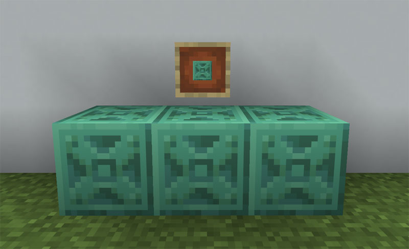 【マイクラ(JE)】酸化した模様入りの銅の入手方法と４つの使い道を解説（あかまつんのマインクラフト）