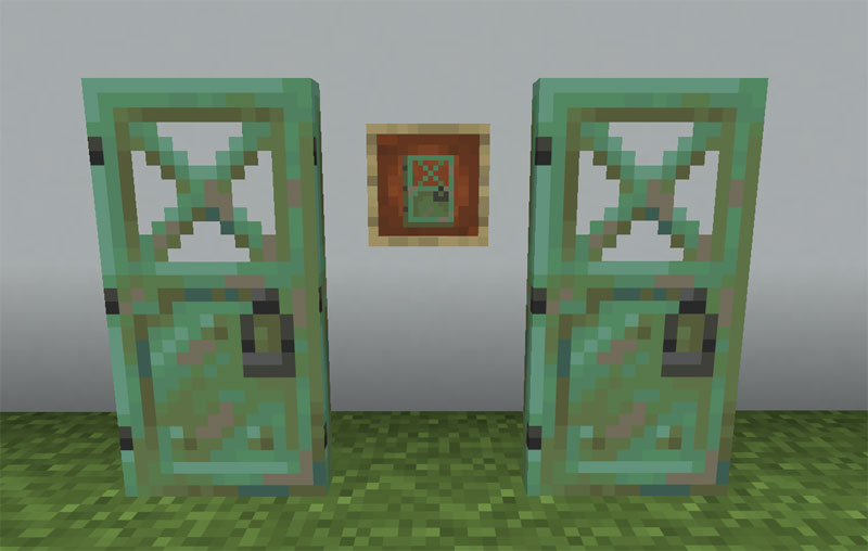 【マイクラ(JE)】錆びた銅のドアの入手方法と４つの使い道を解説（あかまつんのマインクラフト）