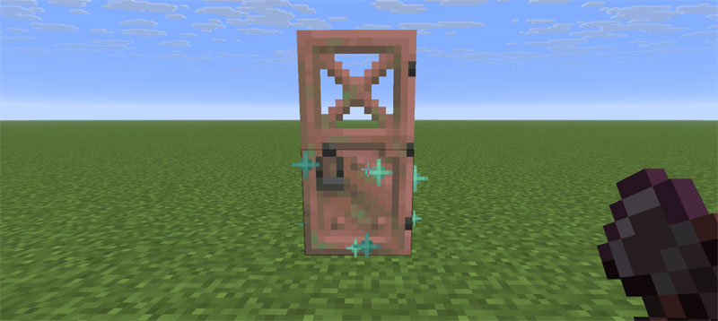 風化した銅のドアを作る