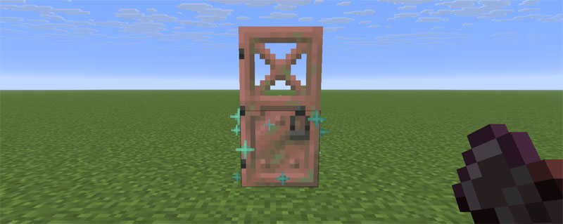 風化した銅のドアを作る